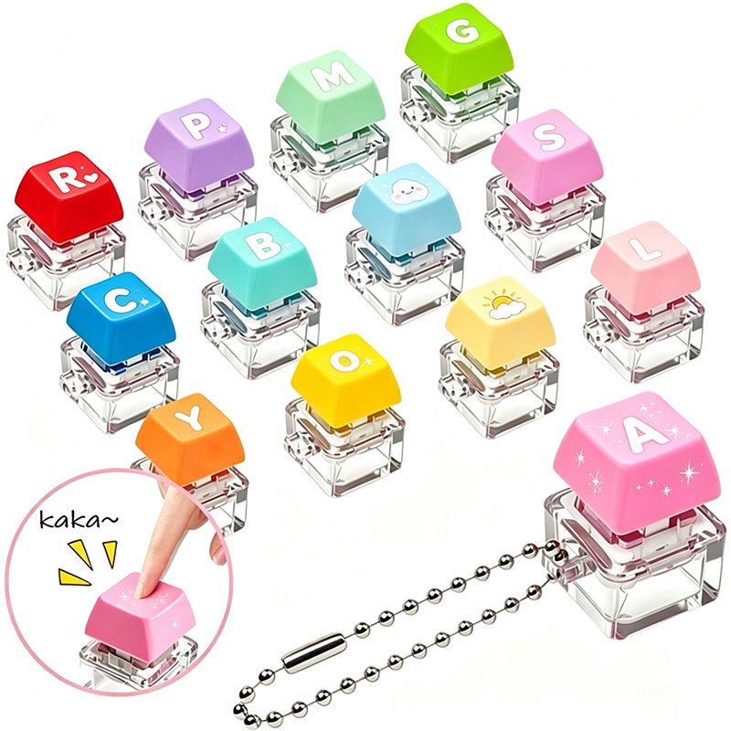 Fidget Cube Original - Персонализированный, изготовленный на заказ, цветной брелок-антистресс