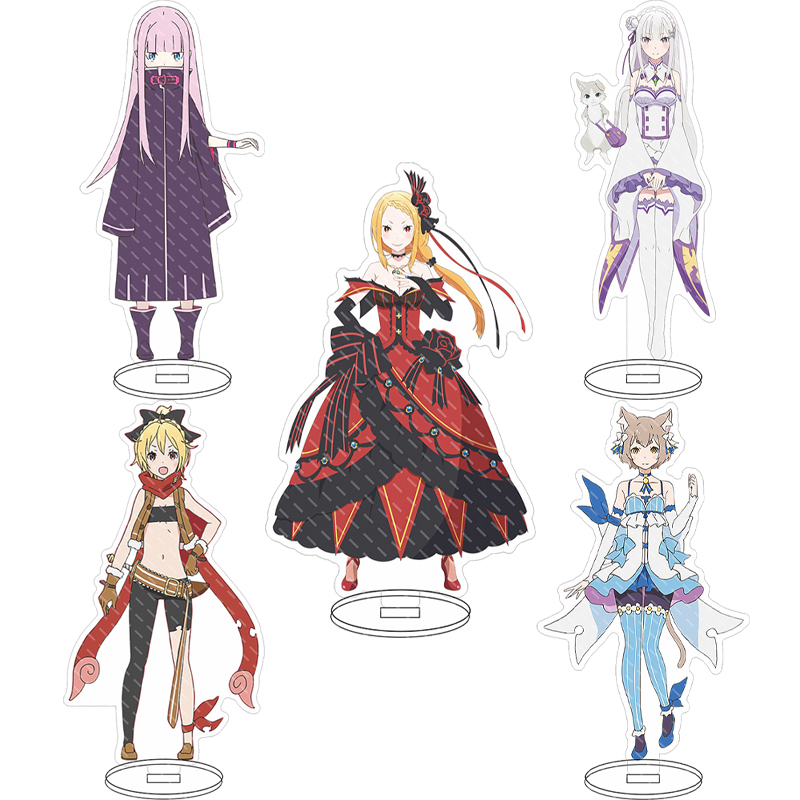 Figma Stand Set - 16 см, фигурка из аниме «Re:Zero
