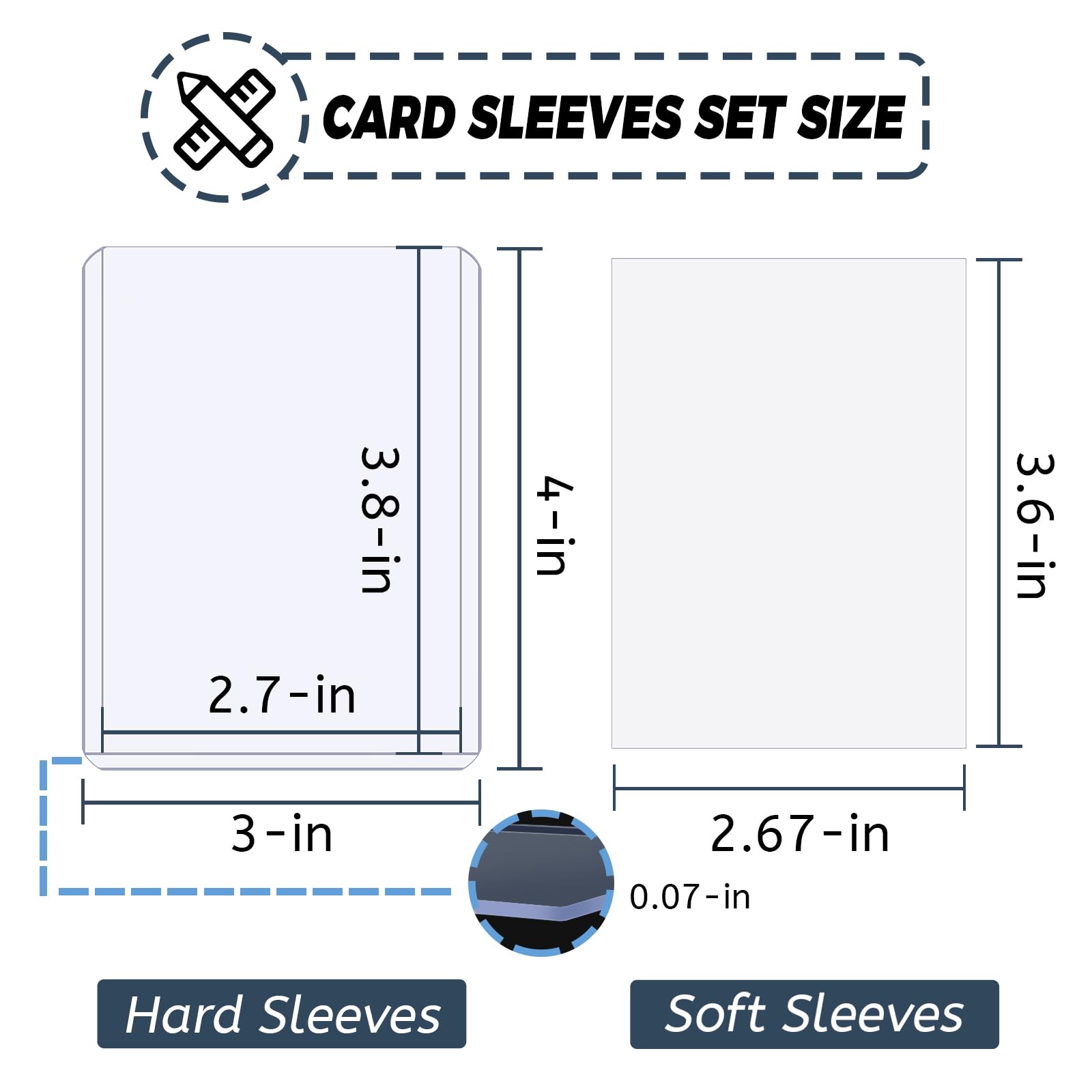 100–600 шт. защитных чехлов дл – обзор и цена Card Penny Sleeve
